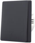 SmartWise B61 UNI Wi-Fi + eWeLink-Remote, univerzális bekötésű, 1 áramkörös, fizikai nyomógombos okos villanykapcsoló, fekete