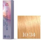 Wella Vopsea de par permanenta Illumina Color 10/34 blond deschis rosu auriu 60ml (WEIC10/34)