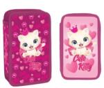 S-Cool Penar echipat, 2 fermoare, 29 piese, Cute Kitty, S-Cool SC2179 Penar