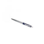 BLUERING Golyóstoll 0, 8mm, nyomógombos fém test, színes rész WTX Pen, írásszín kék (WTB91424) (WTB91424)