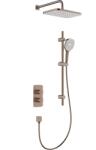 Armatura Malaga Rose Gold set de duș ascuns cu termostat cu duș de ploaie cupru periat 5759-301-34 (575930134)