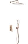 Armatura Malaga Rose Gold set de duș ascuns cu duș de ploaie cupru periat 4529-501-34 (452950134)
