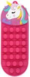 Starpak Penar din silicon Starpak Pop-It - Unicorn, cu 1 fermoar (536940) Penar