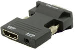 MicroConnect Adaptor HDMI mama la VGA tata cu audio (HDMIVGAAUDIOB)