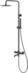 emporia FLY termosztátos zuhanyrendszer kádtöltővel, matt fekete 030130BM (030130BM)