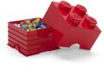 NHG LEGO Tárolódoboz 2x2, piros (5, 6 literes) 40031730 (40031730)