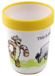 Disney Micimackós műanyag pohár, csúszás gátlós (260 ml)