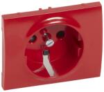 Legrand Galea Life 2P+F csatlakozóaljzat burkolat, piros (LEG-777079)