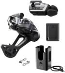 Shimano XTR 2025 Di2 váltó rendszer, RD-M9250-SGS hátsó váltó, 12s, 51T, Shadow, SW-M9250-IR váltókar, I-Spec EV, BT-DN320 akkumulátor, ezüst-fekete