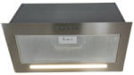 Operis PLUTO PLUS inox beépíthető páraelszívó, 3 fokozatú nyomógomb, 255-630 m3/h, 53-70 dB, 40 cm-es LED csík, 150 mm csatlakozócsonk, Energiaosztály (214020)