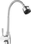 Laveo ZURI zuhanyváltós csaptelep flexibilis tömlővel, króm K (B27_061D) - watermarkt