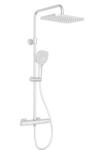 Armatura Malaga White zuhany készlet fal termosztáttal trópusi zuhany opcióval fehér 5756-910-44 (575691044)