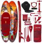 HUIIKE Stand Up Paddle Prémium Tartozékok, HUIIKE, Bordó, Nagy Stabilitással 305 MM barna|bordó|vörös