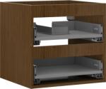 Mexen Box-A corp dulap sub lavoar 50 cm, 2 sertare, nuc - 91AX0-0500-470-2-86 (91AX0-0500-470-2-86)
