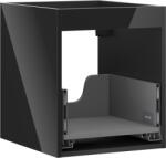 Mexen Box-A corp dulap pentru lavoar 40 cm, 1 sertar, negru lucios - 91AX0-0400-470-1-70 (91AX0-0400-470-1-70)