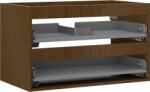 Mexen Box-A corp dulap sub chiuvetă 80 cm, 2 sertare, nuc - 91AX0-0800-470-2-86 (91AX0-0800-470-2-86)