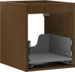 Mexen Box-A corp dulap pentru chiuvetă 40 cm, 1 sertar, nuc - 91AX0-0400-470-1-86 (91AX0-0400-470-1-86)
