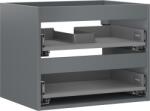 Mexen Box-A corp dulap sub chiuvetă 60 cm, 2 sertare, grafit mat - 91AX0-0600-470-2-66 (91AX0-0600-470-2-66)