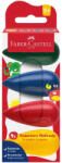 Faber-Castell Faber-Castell: Csepp alakú 4db-os zsírkréta szett (120408)
