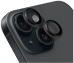 Obal: me Apple iPhone 16 Pro/16 Pro Max tempered glass kamera védő üvegfólia, fekete (57983125799)