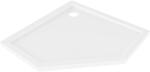 Mexen Flow brodzik pentagonal slim 100 x 100 cm, alb lucios - 46P101010 (46P101010)
