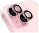 Obal: me Apple iPhone 15/ 15 Plus tempered glass kamera védő üvegfólia, rózsaszín (57983125786)