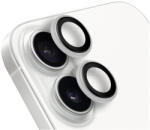 Obal: me Apple iPhone 16/ 16 Plus tempered glass kamera védő üvegfólia, fehér (57983125798) - phoner