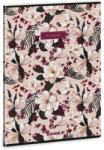 Ars Una Flowery pink A/4 extra kapcsos füzet-vonalas (53113757)