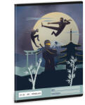 Ars Una Ninjas in the dark A/5 vonalas füzet 21-32 (53624574)