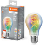 OSRAM LED izzó E27 4.8W = 40W 470lm RGBW CCT szabályozható fényerejű SMART+ WiFi izzószálas klasszikus Ledvance (4099854194986)