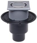 HL HL310NPr padlóösszefolyó DN50/75/110 függőleges kimenettel, szigetelő karimával, bűzzárral (HL310NPR)