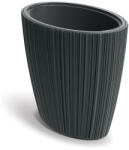 Prosperplast Oro High Oval virágcserép, 60 cm - sötétszürke (DHOE600-419U)