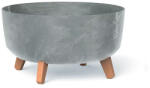 Prosperplast DGRL400LE-422U Prosperplast virágcserép GRACIA LOW beton effect - beton (DGRL400LE-422U)