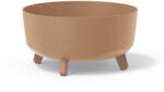 Prosperplast Gracia Eco Wood virágcserép lábakkal, 40 cm - natúr (DGRL400LW-4665W)