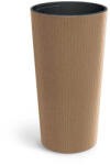 Prosperplast Lamia Slim Eco Wood virágcserép, 30 cm - natúr (DLAS300W-4665W)