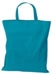 Vászontáska rövidfülű 38x42x0, 2cm OEKO-TEX 140g/m2 pamut, türkiz