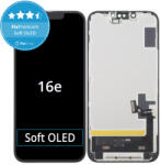 Apple iPhone 16e - LCD Kijelző + Érintőüveg + Keret Soft OLED FixPremium
