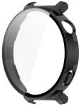 Huawei Watch GT5 Pro (42 mm), Műanyag védőkeret, kijelzővédő üveggel, közepesen ütésálló, szíj nélkül, fekete