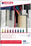 edding Liner edding 55, corp plastic, varf rotund, 0.3 mm, 10 culori/set (ED055010)