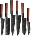 HARAHU Set de cuțite de bucătărie HO-37346 - Maro KP37346