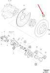Original Volvo Disc frana axa spate ORIGINAL VOLVO 32300124 (32300124)