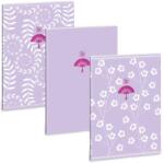 Ars Una Soft Touch Purple Spring A/4 extra kapcsos füzet sima lila színű borítóval (53802453)