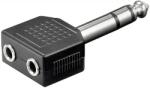 Goobay Adaptor audio 6, 35 mm stereo tata > 2 x 3, 5 mm stereo mama (AC-014-GBAY)