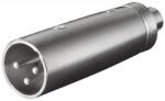 Goobay Adaptor XLR 3 pini tata - RCA mama, Valueline (XLR-3MRCAF-GBAY)