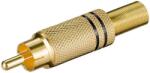 Goobay Conector RCA tata negru pentru cablu ø 5.4 mm, Goobay (CC-011B-GBAY)