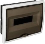Solera Tablou electric Solera Arelos 8688PF, 12 module, incastrat, IP 40, 247x302x94 mm, plastic, usa fumurie, rama alba (DM-FM/12U/1R-ARLS/8688PF-SLR)