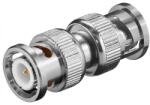 Goobay Adaptor BNC tata - BNC tata, contacte aurite, Goobay (BNC-M/M-75OHM/GD)