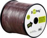 Goobay Cablu difuzor rosu/negru 2x0.75, cupru 100m pe tambur (LSP-OFC0.75BR-100-GBAY)