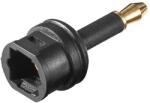Goobay Adaptor audio TOSLINK 3.5 mm mini tata > TOSLINK mama (AC-062A)