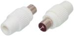 Well Conector coaxial tata plastic, set 100 buc, Well (CX-PLUG5-WL)